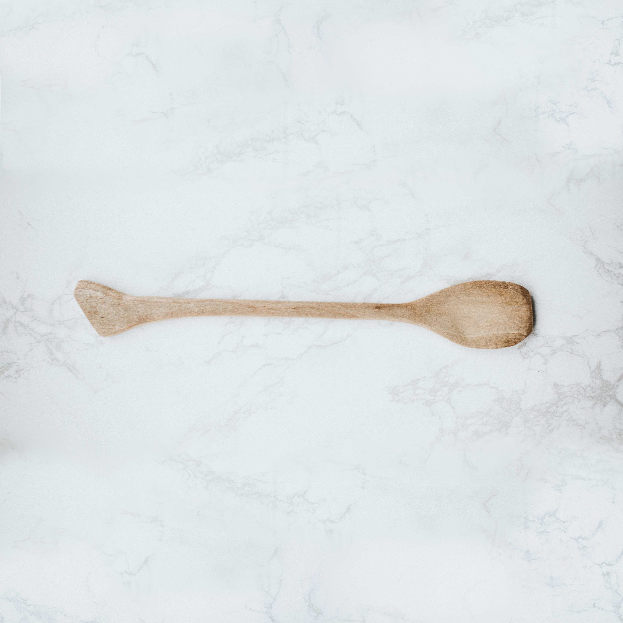 Oak Wooden Utenstil Set - Custom Spoon